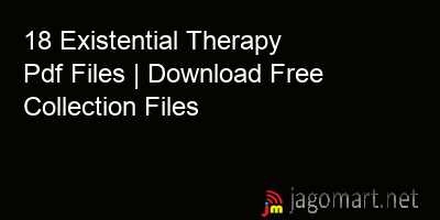 picture 18 Existential Therapy Pdf Files | Download Free Collection Files