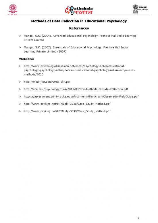 picture1_Educational Psychology Pdf 112095 | 1518002792references Methodsofdatacollectionineducationalpsychology