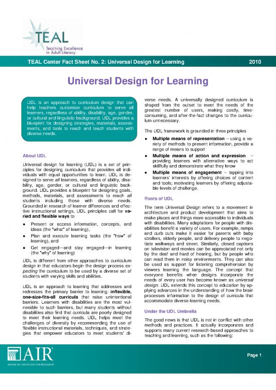 picture_Learning Pdf 112372 | 2 Teal Udl