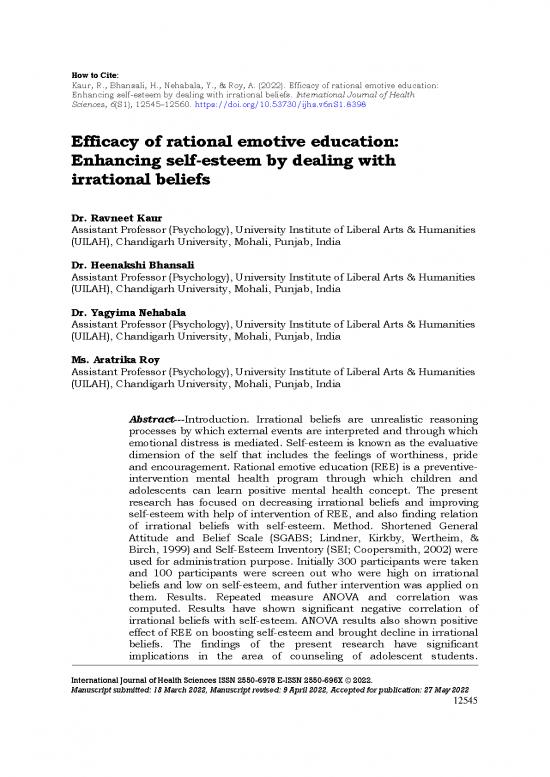 picture_Education Pdf 111157 | 431083 Efficacy Of Rational Emotive Education E 56c5f8e4