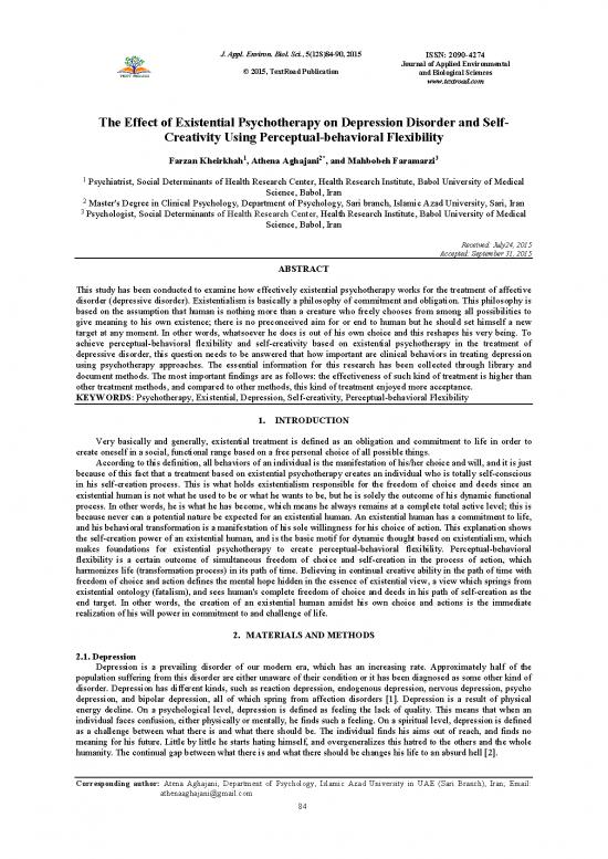 picture Existential Therapy Pdf 109926 | App Enviro Bio Sc, 5(12s)84 90, 2015