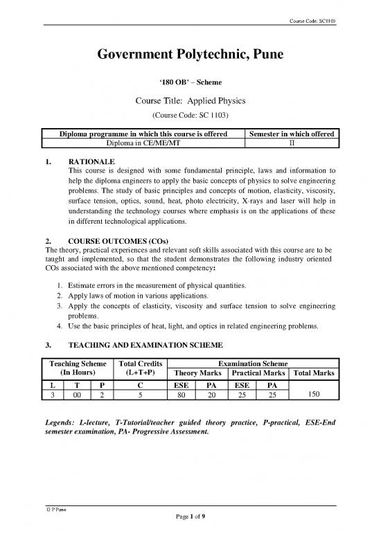 picture Applied Physics For Polytechnic Pdf 112227 | Applied Physics Sc1103 Cememt