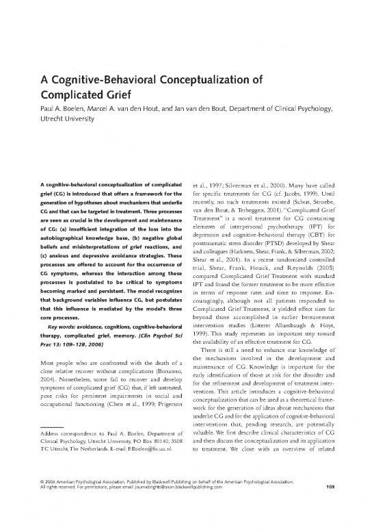 picture_Psychological Science Pdf 110016 | Boelen Complicated Grief 2006