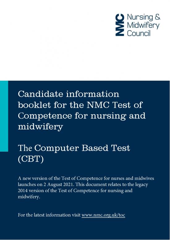 Cbt Therapy Pdf 110174 Candidate Information Guide Toc Part 1 Pearson Vue