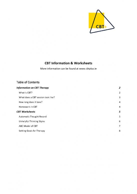 picture_Cbt Unhelpful Thinking Styles Pdf 109779 | Cbt Information Worksheets