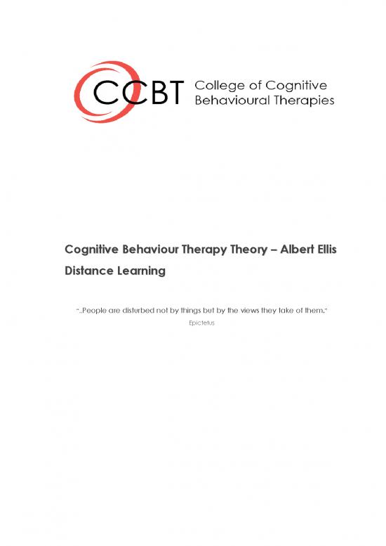 picture1_Learning Pdf 111408 | Cbttheorydlworkbook Albert Ellis Module 1