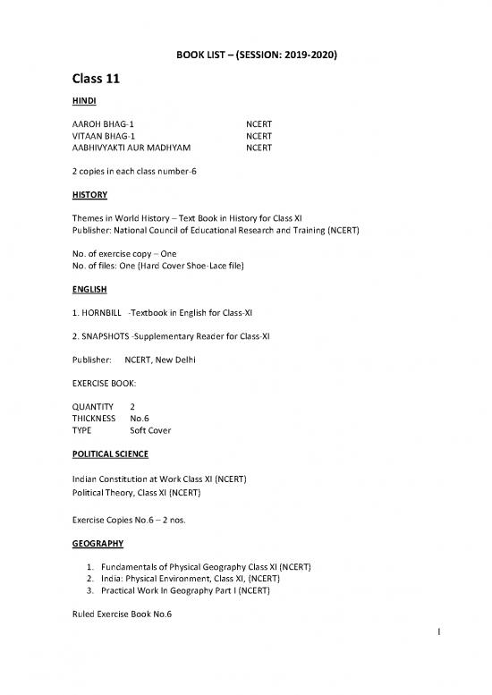 picture Environment Book Pdf In Hindi 111824 | Class 11 Updated