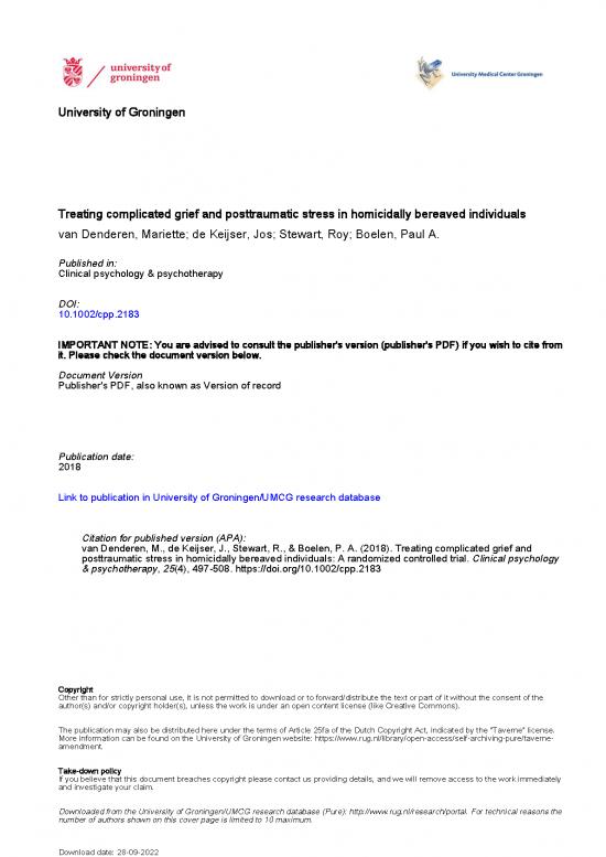 picture_Denderen Et Al 2018 Clinical Psychology Psychotherapy