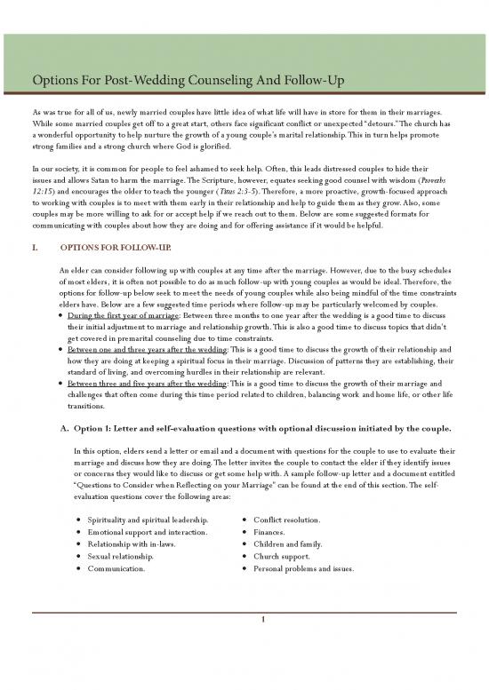 picture Couples Therapy Pdf 110222 | Elder Manual Post Wedding Counseling And Follow Up