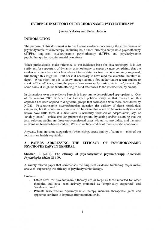 picture_Psychodynamic Therapy Pdf 110359 | Evidence In Support Of Psychodynamic Psychotherapy Updated Nov 2013 1