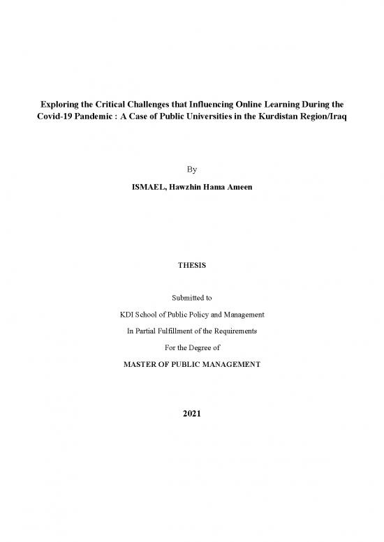 picture1_Learning Pdf 111780 | Exploring The Critical Challenges That Influencing Online Learning During The Covid 19 Pandemic