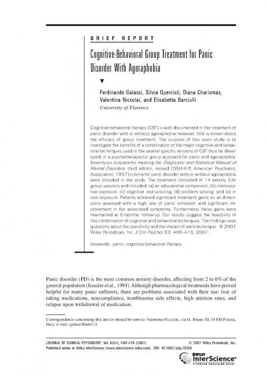 picture1_Report Pdf 110928 | Galassi Et Al 2007 Agoraphobia