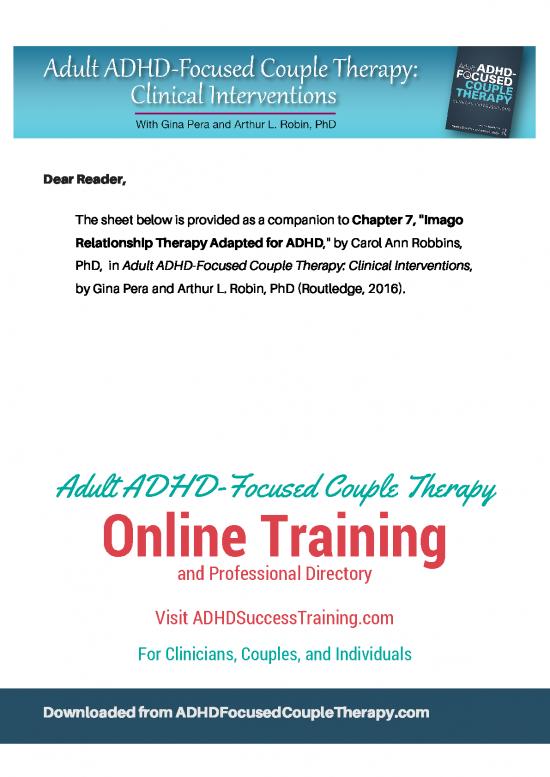 picture_Guideline Summary For Imago Relationship Therapy