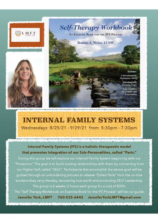 picture Internal Family Systems Workbook Pdf 110386 | Ifs Group 8 25 21