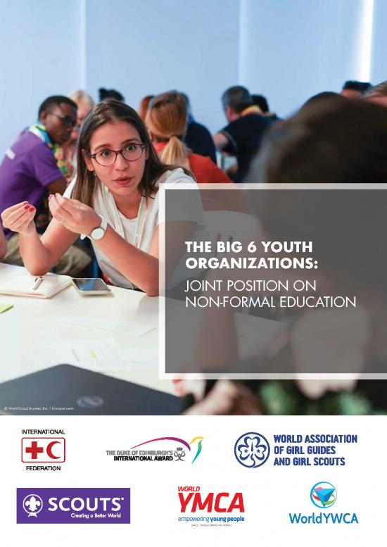 picture1_Education Pdf 112220 | Joint Position On Non Formal Education