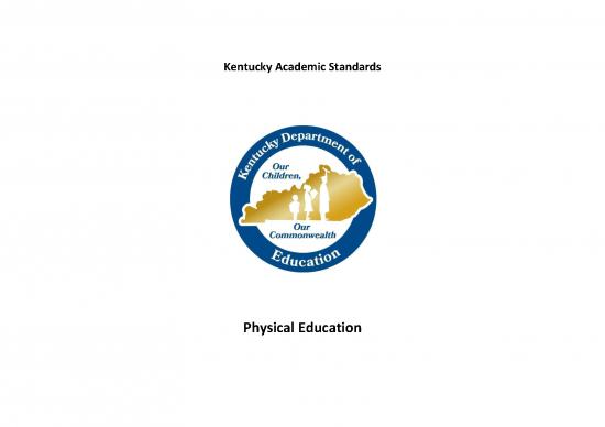 Education Pdf 112055 Kentucky Academic Standards For Physical Education   Gbr1 Kentucky Academic Standards For Physical Education 