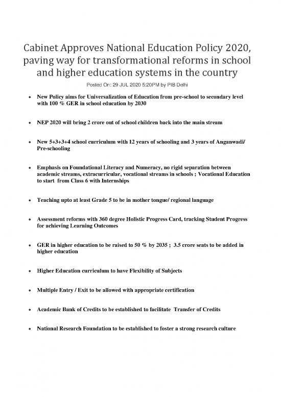 picture Education Pdf 112337 | Nationa Education Policy 2020