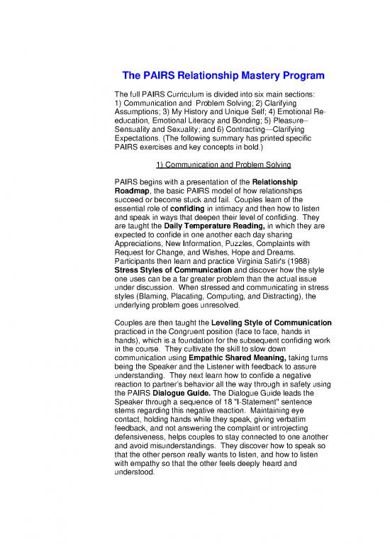 picture Couples Therapy Exercises Pdf 109883 | Pairs Relationship Mastery