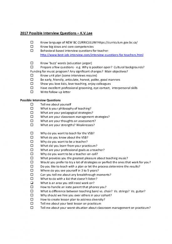 picture1_Education Pdf 111832 | Possible Interview Questions Kvlee