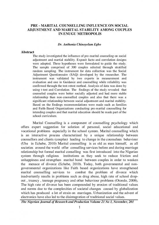 picture1_Couples Therapy Pdf 110663 | Pre   Marital Counselling Influence