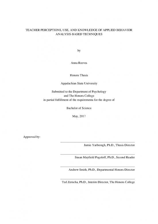 picture1_Applied Behavior Analysis Techniques Pdf 110398 | Reeves, Anna Spring 2017
