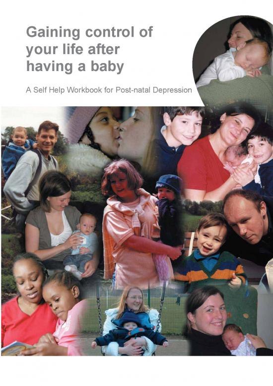 picture_Self Help Workbook Post Natal Depression