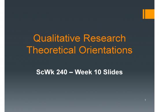 picture_Scientific Method Pdf 111674 | Session 10 Slides   Qualitative Research Theoretical Traditions