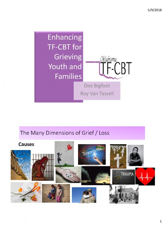 picture Cbt For Grief Pdf 110046 | Tf Cbt For Grieving Youth Ou Adv Handouts