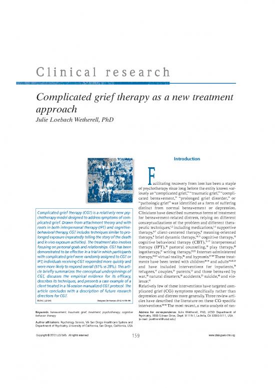 picture_Une Complicated Grief Therapy As Treatment Approach 9