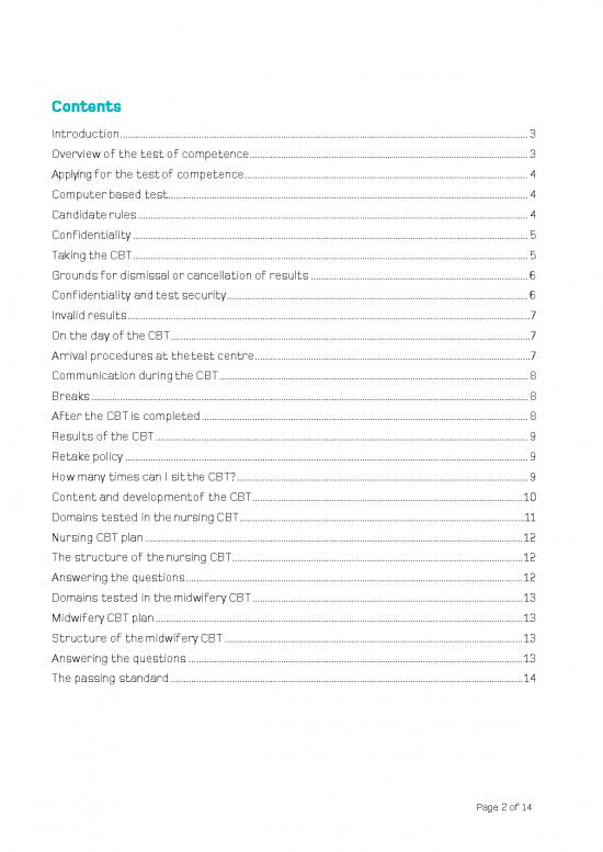 Cbt Therapy Pdf 110174 Candidate Information Guide Toc Part 1 Pearson Vue