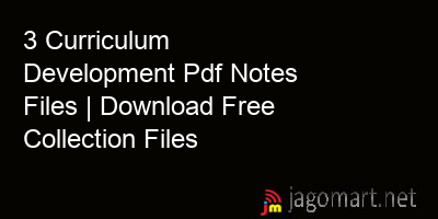 picture 3 Curriculum Development Pdf Notes Files | Download Free Collection Files