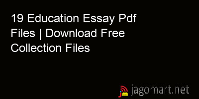 picture 19 Education Essay Pdf Files | Download Free Collection Files