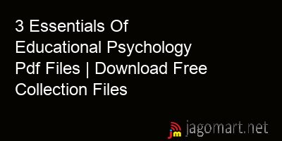 picture 3 Essentials Of Educational Psychology Pdf Files | Download Free Collection Files
