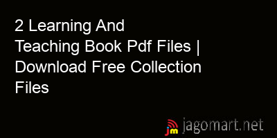 picture 2 Learning And Teaching Book Pdf Files | Download Free Collection Files
