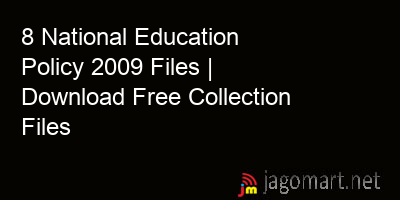 picture 8 National Education Policy 2009 Files | Download Free Collection Files