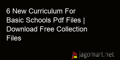 picture 6 New Curriculum For Basic Schools Pdf Files | Download Free Collection Files