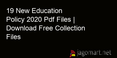 picture 19 New Education Policy 2020 Pdf Files | Download Free Collection Files