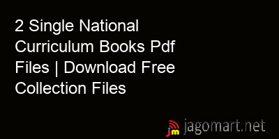 picture 2 Single National Curriculum Books Pdf Files | Download Free Collection Files