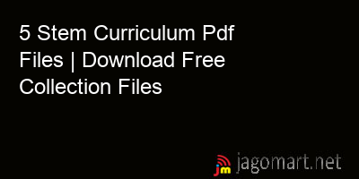picture 5 Stem Curriculum Pdf Files | Download Free Collection Files