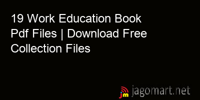 picture 19 Work Education Book Pdf Files | Download Free Collection Files