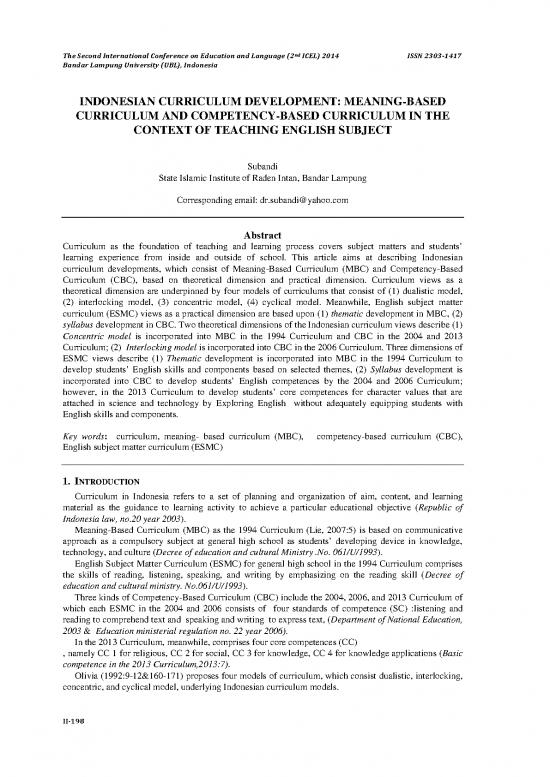 picture1_Education Pdf 112409 | 171688 En Indonesian Curriculum Development Meanin