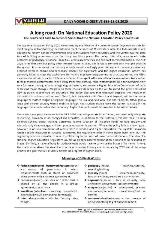 picture Education Pdf 112843 | 406 Daily Vocab Digestive 389 2020