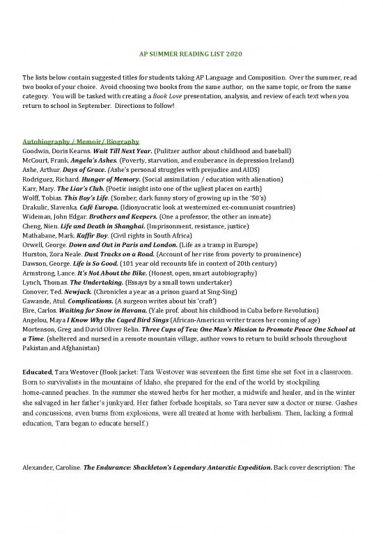 picture1_Education Pdf 112891 | Ap Summer Reading List 2020 2021