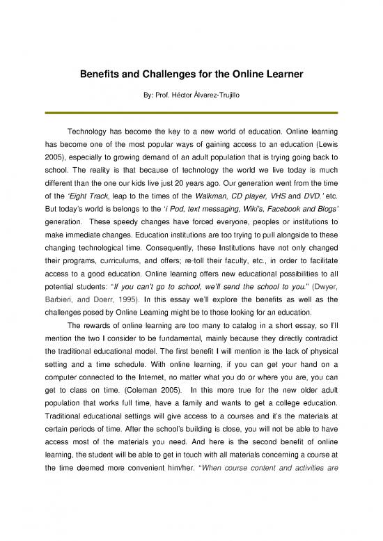 picture1_Education Pdf 112580 | Benefits Challenges Online Learner