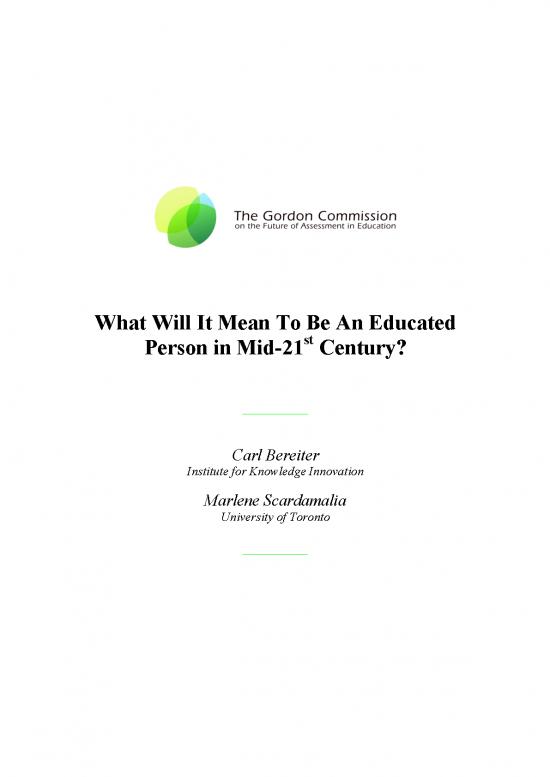 picture Education Pdf 113210 | Bereiter Scardamalia What Will Mean Educated Person Century