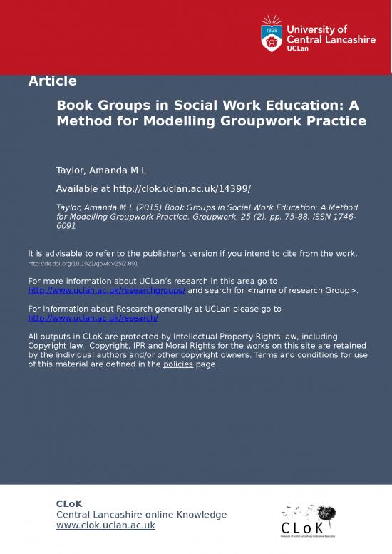 picture_Moral Education Pdf 113930 | Book Groups For Modelling Groupwork In Social Work  151105 151029 Edited