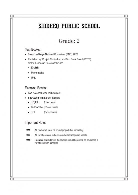 picture_Single National Curriculum Books Pdf 113649 | Book List 2022 23