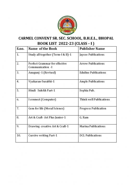 picture1_Study Pdf 114659 | Book List Std  1   6