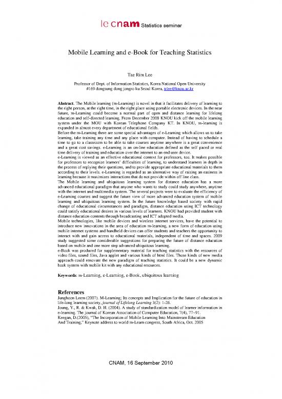 picture Education Pdf 112402 | Cnam Seminar1 Taerim