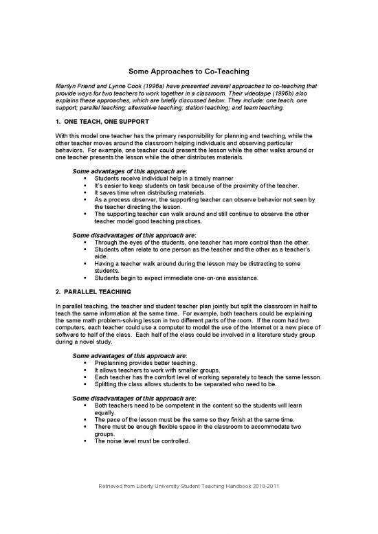picture1_Teaching Pdf 112916 | Co Teaching Models